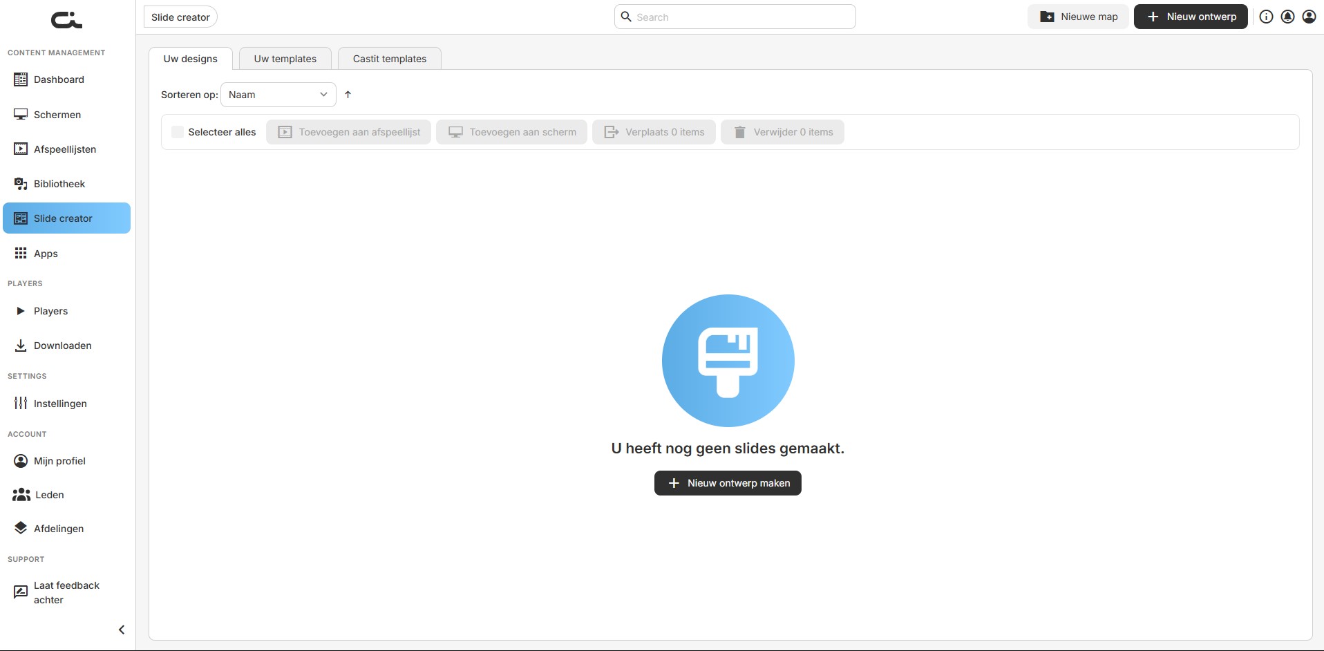 slide creator lege status